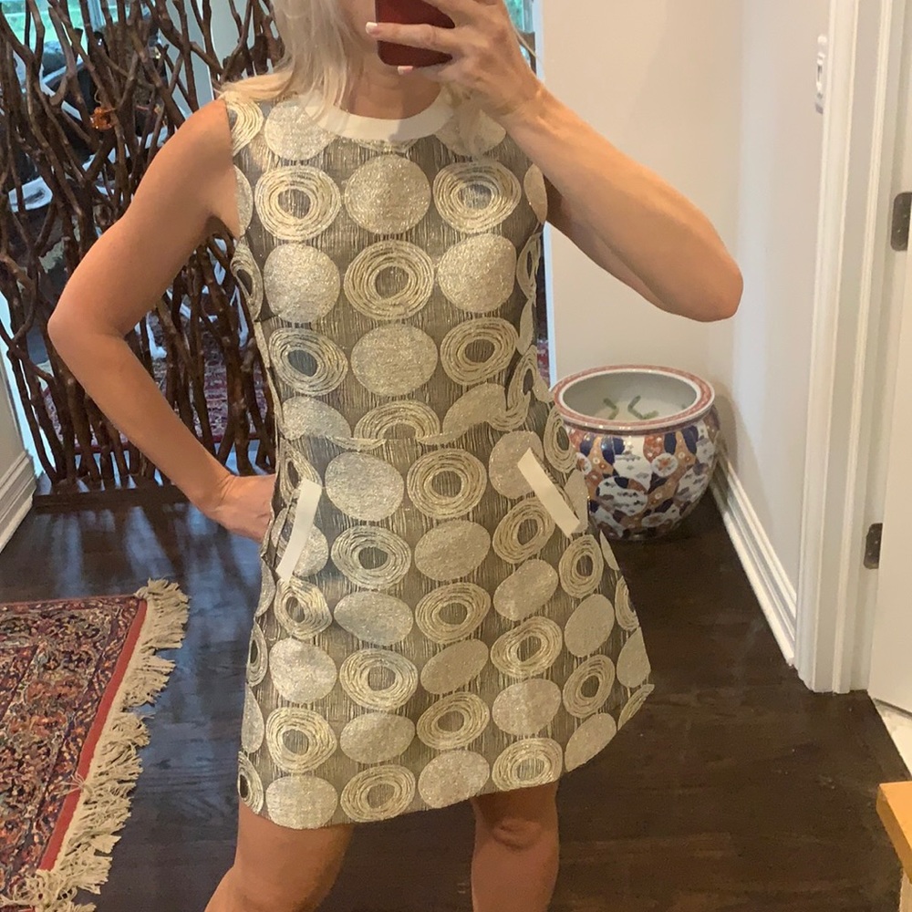 Moschino Metallic Party Dress